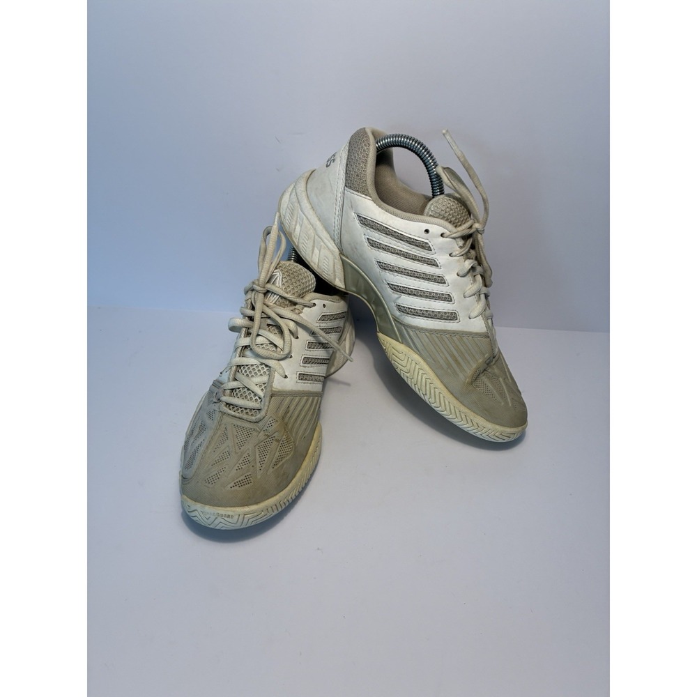 K-Swiss Women's White Performance Tennis Court Shoes Non-Marking US 7.5